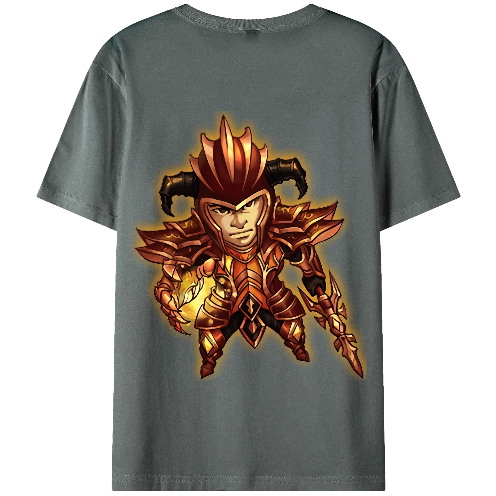 リーグ・オブ・レジェンド League of Legends LOL 綿100％半袖Tシャツ（背面プリント）